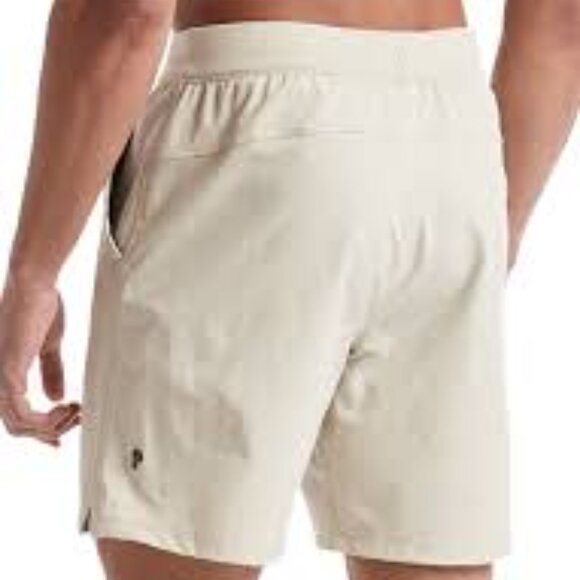 Public Rec Flex Shorts Men's Size 42 Beige Performance Stretch Athletic Gym EUC - Picture 1 of 8